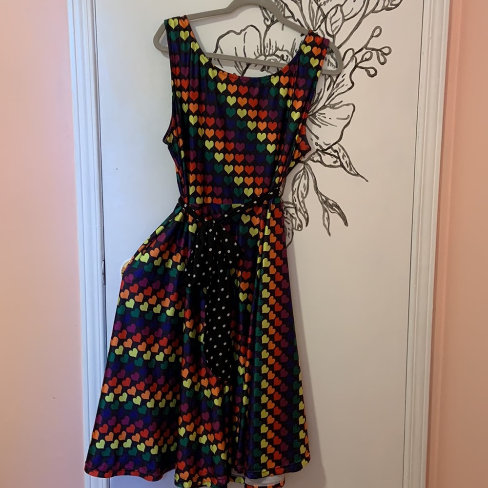 Rainbow hearts dress 🌈 ❤️🧡💛💚💙💜